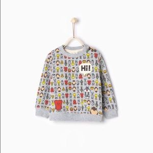 SOLD! Zara Baby "Loony Tunes" Sweatshirt
